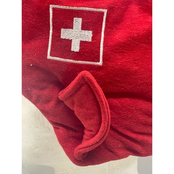 uefa euro 2008 knome hat costume Halloween net top red hook & loop ears os READ - Picture 2 of 9